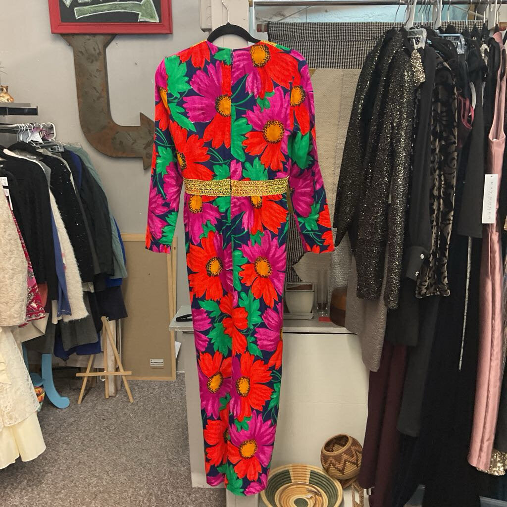 l/s maxi floral bright