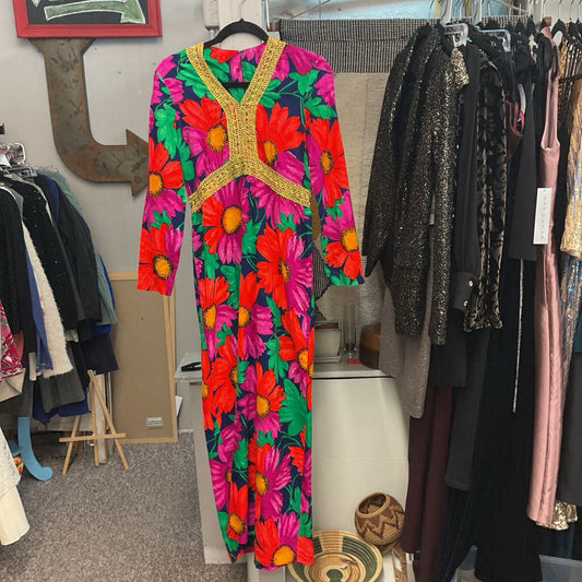 l/s maxi floral bright